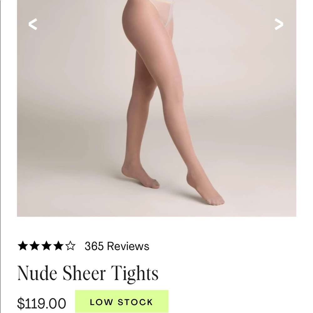 Sheertex size S tearless pantyhose